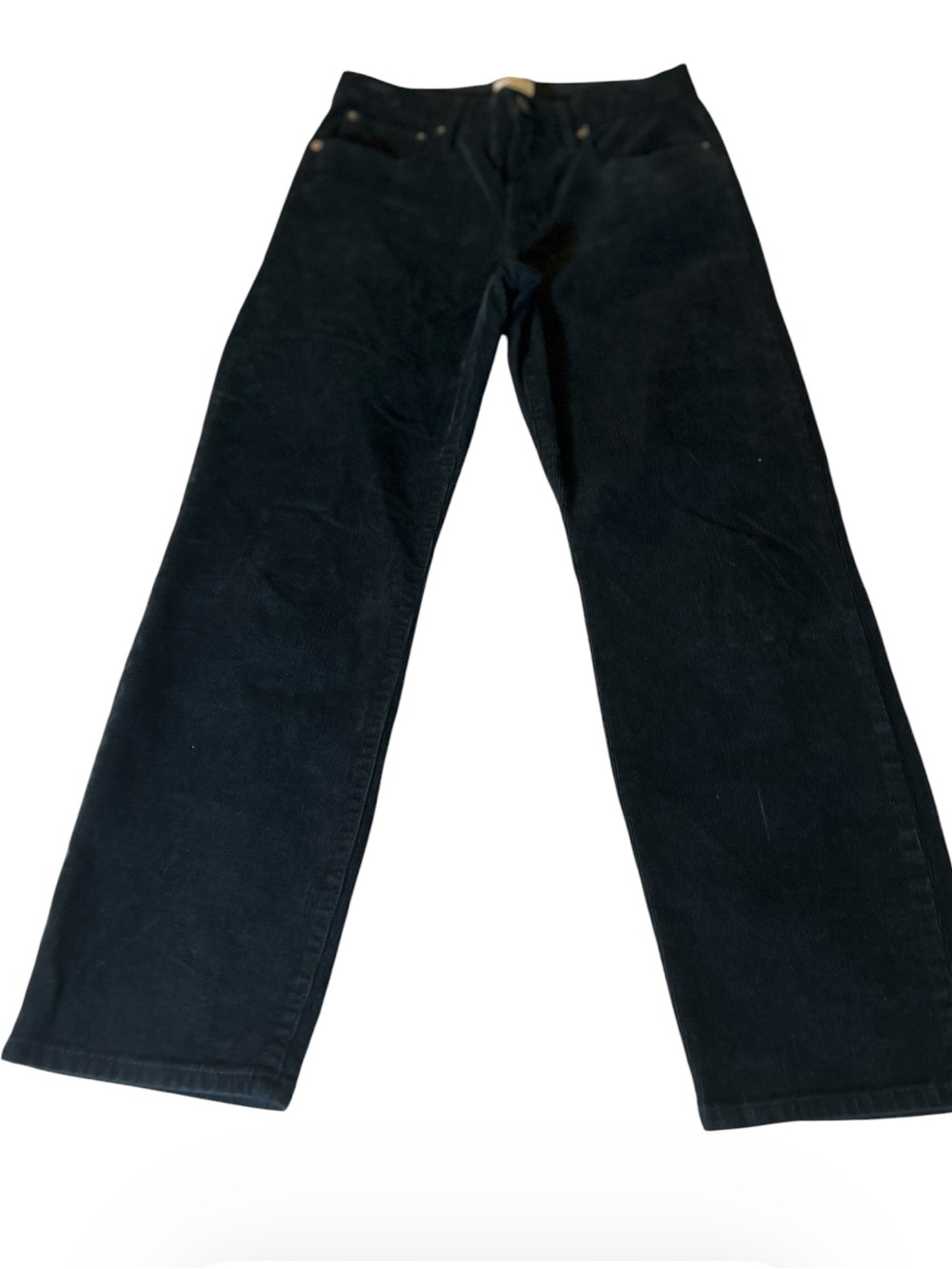 J. Crew Vintage Slim Straight Black Corduroy Jeans